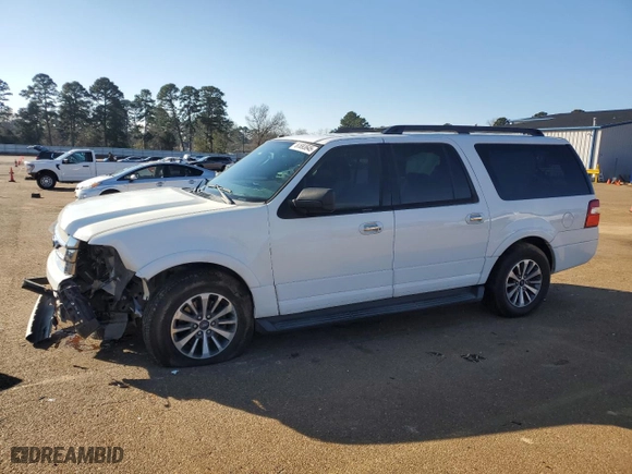 2017 Ford Expedition EL XLT with VIN 1FMJK1HT9HEA55804, listed as a Copart auction lot 87693645 with 92,675 mi miles and Salvage Title. Bid and sale history available at carsss.com. Image 1.