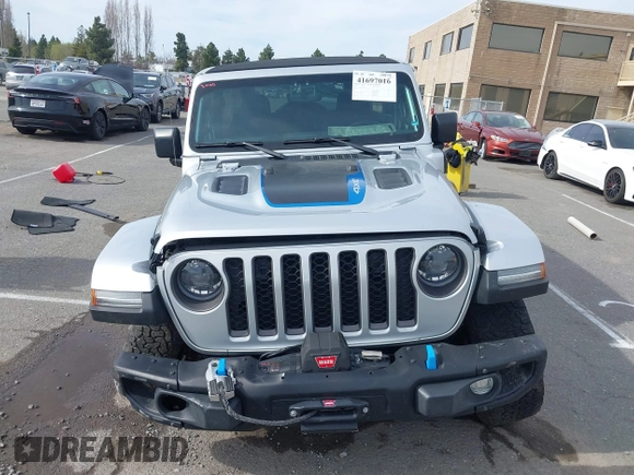 2023 Jeep Wrangler Rubicon with VIN 1C4JJXR69PW581474, listed as a IAAI auction lot 41697016 with 25,775 mi miles and . Bid and sale history available at DreamBid. Image 13.