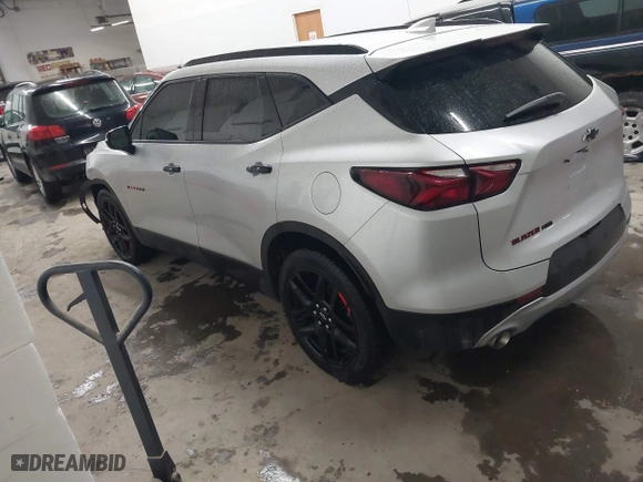 2020 Chevrolet Blazer LT with VIN 3GNKBJRS9LS624655, listed as a IAAI auction lot 41707430 with 99,335 mi miles. Bid and sale history available at carsss.com. Image 3.