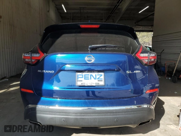 2022 Nissan Murano SL z VIN 5N1AZ2CS2NC107538, wystawiony jako Copart lot #48577815 z przebiegiem 35 174 mil mil oraz Szkoda całkowita • Salvage title. Historia ofert i sprzedaży dostępna na DreamBid. Obrazek 6.