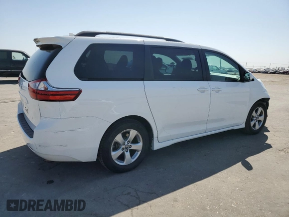 2018 Toyota Sienna LE Auto Access Seat with VIN 5TDKZ3DCXJS916445, listed as a Copart auction lot 62831275 with 104,859 mi miles and Salvage title. Bid and sale history available at DreamBid. Image 3.