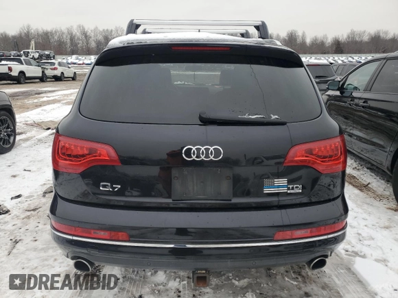 2013 Audi Q7 3.0L TDI Prestige with VIN WA1VMAFE9DD013177, listed as a Copart auction lot 44450445 with 90,374 mi miles and Salvage Title. Bid and sale history available at carsss.com. Image 6.