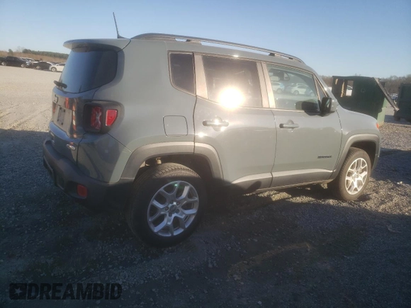 2018 Jeep Renegade Latitude with VIN ZACCJBBB1JPH56663, listed as a Copart auction lot 49224205 with 77,335 mi miles and Salvage Title. Bid and sale history available at DreamBid. Image 3.