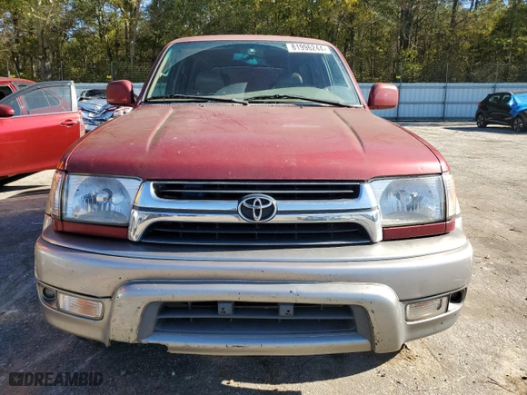 2002 Toyota 4Runner Limited with VIN JT3GN87R620248330, listed as a Copart auction lot 81996244 with 220,150 mi miles and Clean Title. Bid and sale history available at carsss.com. Image 5.
