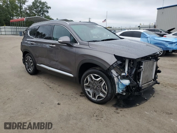 2022 Hyundai Santa Fe Hybrid SEL Premium with VIN KM8S3DA14NU053424, listed as a Copart auction lot 71066904 with 50,458 mi miles and Salvage Title. Bid and sale history available at carsss.com. Image 4.