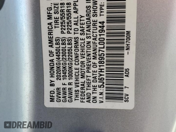 2007 Honda Element SC with VIN 5J6YH18957L001944, listed as a Copart auction lot 50100385 with 300,250 mi miles and Salvage Title. Bid and sale history available at DreamBid. Image 15.