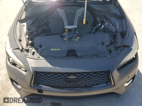 2018 Infiniti Q50 Luxe с VIN JN1EV7AP1JM353078, выставлен на аукционе Copart как лот 53455275 с пробегом 150 790 миль миль и Списание • Salvage title. История ставок и продаж доступна на DreamBid. Изображение 11.