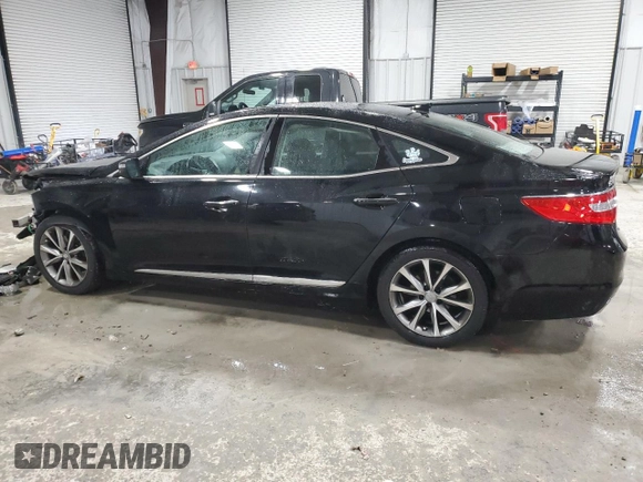 2016 Hyundai Azera with VIN KMHFG4JG8GA555447, listed as a Copart auction lot 45010475 with 96,531 mi miles and Salvage title. Bid and sale history available at DreamBid. Image 2.