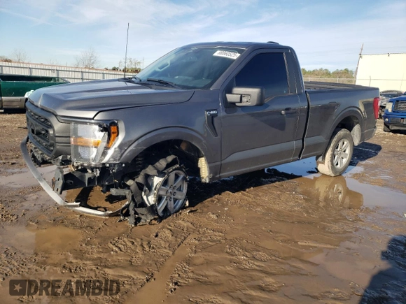2023 Ford F-150 XL with VIN 1FTMF1C50PKF62668, listed as a Copart auction lot 88860525 with 20,170 mi miles and Salvage Title. Bid and sale history available at carsss.com. Image 1.