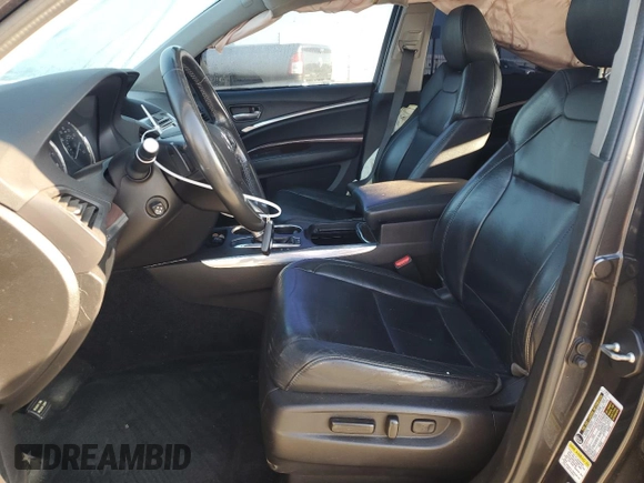 2015 Acura MDX Technology with VIN 5FRYD3H49FB012074, listed as a Copart auction lot 87838855 with 128,601 mi miles and Salvage Title. Bid and sale history available at DreamBid. Image 7.