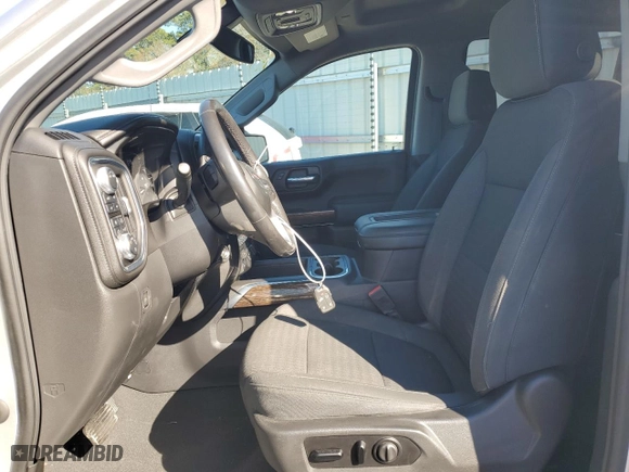 2021 GMC Sierra 1500 Elevation with VIN 3GTU9CET6MG198323, listed as a Copart auction lot 87413764 with 70,484 mi miles and Salvage Title. Bid and sale history available at carsss.com. Image 7.