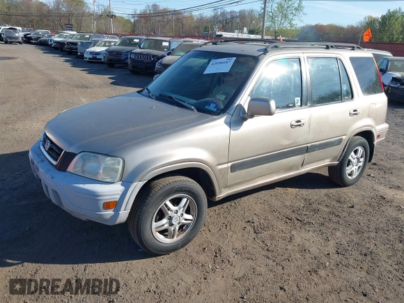 2001 Honda CR-V SE with VIN JHLRD18781C052515, listed as a IAAI auction lot 42090187 with 176,875 mi miles. Bid and sale history available at carsss.com. Image 2.