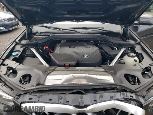 2024 BMW X3 sDrive30i with VIN 5UX43DP01R9V58548, listed as a Copart auction lot 47948765 with 23,363 mi miles and Salvage Title. Bid and sale history available at DreamBid. Image 11.