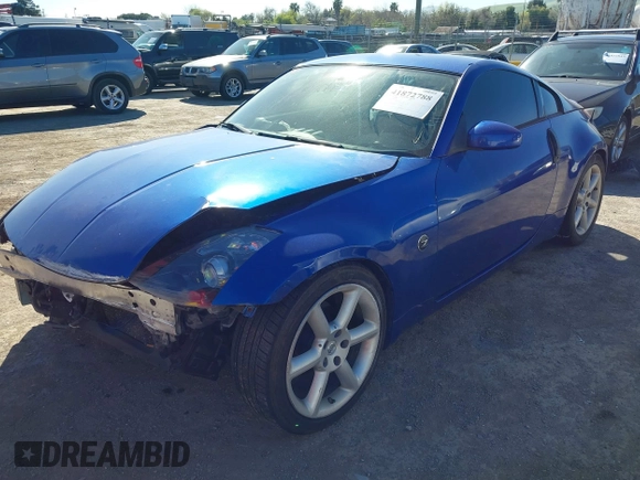 2004 Nissan 350Z Touring with VIN JN1AZ34D34T165329, listed as a IAAI auction lot 41872788 with 199,196 mi miles. Bid and sale history available at carsss.com. Image 2.