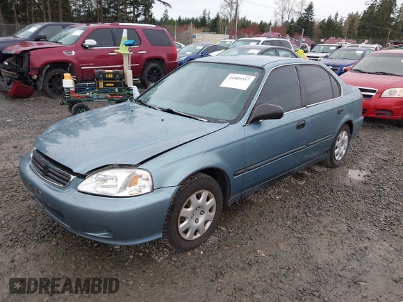 2000 Honda Civic LX with VIN 1HGEJ6677YL000793, listed as a IAAI auction lot 41889317 with 184,766 mi miles. Bid and sale history available at carsss.com. Image 18.