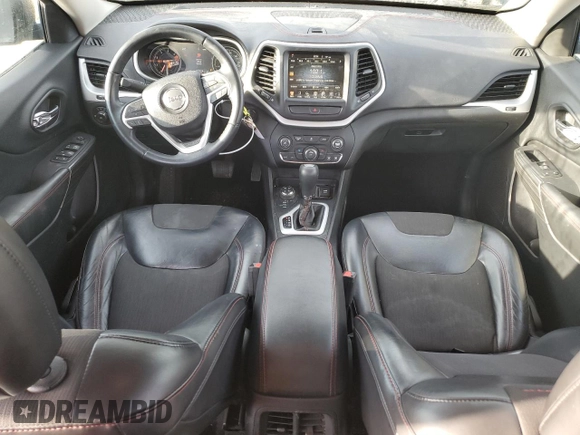 2017 Jeep Cherokee Trailhawk L Plus with VIN 1C4PJMBB1HW518788, listed as a Copart auction lot 49539005 with 237,662 mi miles and Salvage Title. Bid and sale history available at carsss.com. Image 8.