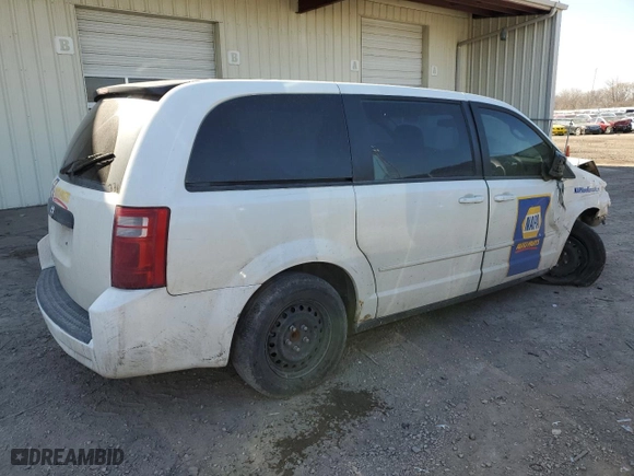 2010 Dodge Grand Caravan SE with VIN 2D4RN4DE4AR385806, listed as a Copart auction lot 48761105 with 0 mi miles and Salvage Title. Bid and sale history available at carsss.com. Image 3.