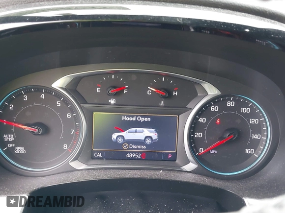 2022 Chevrolet Traverse LT with VIN 1GNERHKWXNJ131456, listed as a IAAI auction lot 41700633 with 48,952 mi miles and . Bid and sale history available at DreamBid. Image 7.