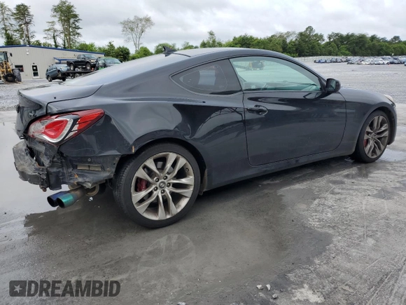 2013 Hyundai Genesis Coupe Grand Touring with VIN KMHHU6KJ7DU098549, listed as a Copart auction lot 57815265 with 115,763 mi miles and Salvage title. Bid and sale history available at DreamBid. Image 3.