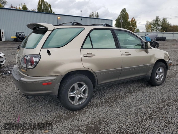 2002 Lexus RX 300 with VIN JTJHF10U920277790, listed as a Copart auction lot 76418144 with 206,387 mi miles and Salvage Title. Bid and sale history available at carsss.com. Image 3.