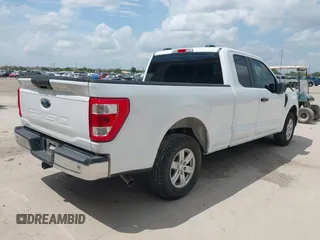 2021 Ford F-150 XL with VIN 1FTEX1CB1MKF06872, listed as a IAAI auction lot 42643497 with 50,720 mi miles and . Bid and sale history available at DreamBid. Image 4.