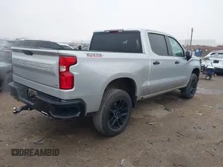 2022 Chevrolet Silverado 1500 LT Trail Boss with VIN 1GCPYFEL3NZ232477, listed as a IAAI auction lot 41493600 with 46,070 mi miles and . Bid and sale history available at DreamBid. Image 4.
