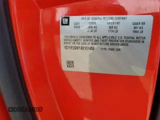 2010 Chevrolet Corvette z VIN 1G1YF2DW1A5101458, wystawiony jako Copart lot #53682255 z przebiegiem 77 023 mil mil oraz Szkoda całkowita • Salvage title. Historia ofert i sprzedaży dostępna na DreamBid. Obrazek 12.