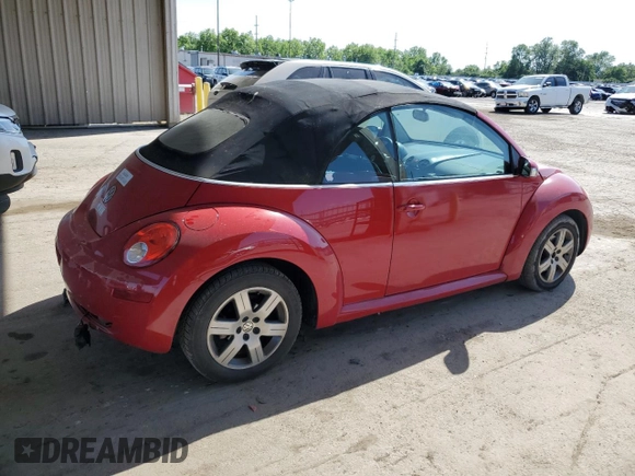 2006 Volkswagen Beetle with VIN 3VWPF31Y96M309276, listed as a Copart auction lot 56064684 with Not provided miles and Salvage title. Bid and sale history available at DreamBid. Image 3.