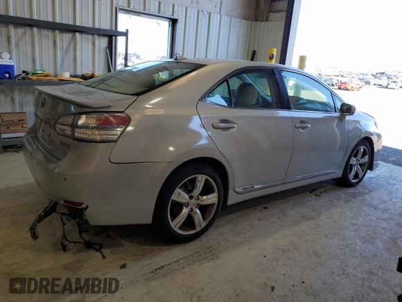 2010 Lexus HS 250h with VIN JTHBB1BA3A2012663, listed as a Copart auction lot 81387964 with 174,643 mi miles and Salvage Title. Bid and sale history available at DreamBid. Image 3.