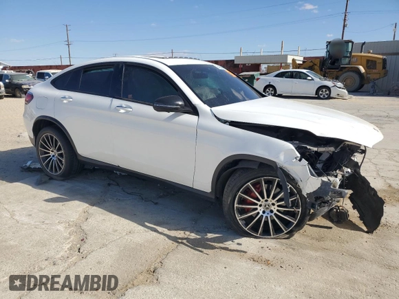 2021 Mercedes-Benz GLC with VIN W1N0J8EB6MG011810, listed as a Copart auction lot 78496484 with 0 mi miles and Salvage Title. Bid and sale history available at carsss.com. Image 4.