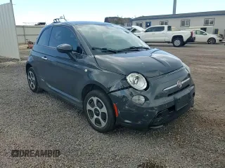 2016 FIAT 500e with VIN 3C3CFFGE0GT193185, listed as a Copart auction lot 53547515 with 31,335 mi miles and Salvage title. Bid and sale history available at DreamBid. Image 13.