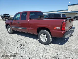 2004 Chevrolet Silverado 1500 Z71 with VIN 1GCEK19T04Z318298, listed as a Copart auction lot 51632735 with 112,338 mi miles and Salvage Title. Bid and sale history available at carsss.com. Image 2.
