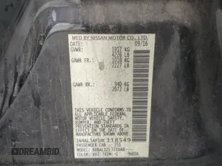 2017 Nissan Altima S z VIN 1N4AL3AP1HC118549, wystawiony jako Copart lot #57883765 z przebiegiem 179 582 mil mil oraz Szkoda całkowita • Salvage title. Historia ofert i sprzedaży dostępna na DreamBid. Obrazek 12.