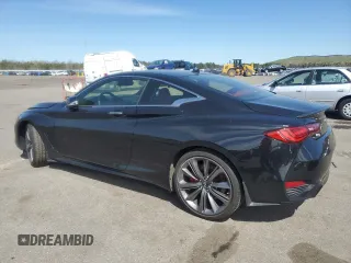 2022 Infiniti Q60 Red Sport 400 with VIN JN1FV7LL8NM681098, listed as a Copart auction lot 54364875 with 17,216 mi miles and Salvage title. Bid and sale history available at DreamBid. Image 2.