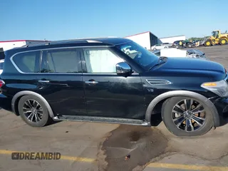 2017 Nissan Armada Platinum with VIN JN8AY2NEXH9705168, listed as a IAAI auction lot 42050793 with 124,907 mi miles. Bid and sale history available at carsss.com. Image 13.
