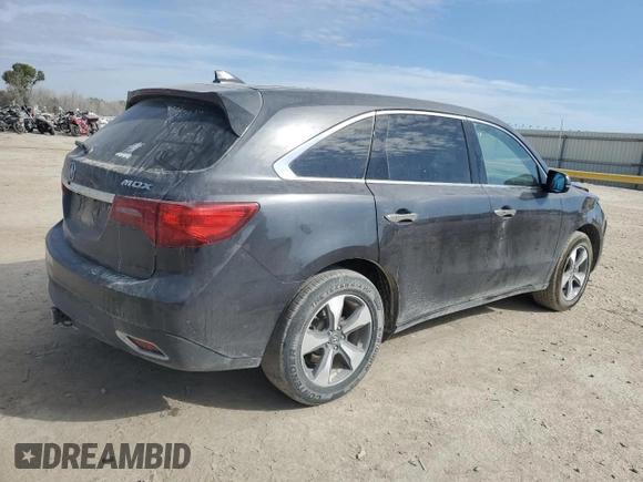 2014 Acura MDX with VIN 5FRYD3H25EB019858, listed as a Copart auction lot 76499754 with 149,413 mi miles and Salvage Title. Bid and sale history available at carsss.com. Image 3.
