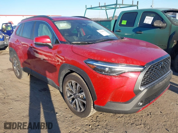 2023 Toyota Corolla Cross XLE with VIN 7MUEAAAG3PV061988, listed as a IAAI auction lot 41340709 with 20,955 mi miles and . Bid and sale history available at DreamBid. Image 1.