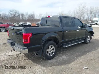 2016 Ford F-150 XLT with VIN 1FTEW1EG0GKD11992, listed as a IAAI auction lot 41815360 with 95,377 mi miles. Bid and sale history available at carsss.com. Image 4.
