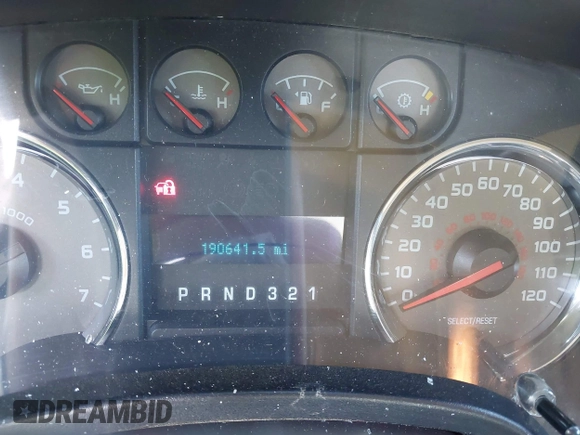 2009 Ford F-150 XL with VIN 1FTPW14V59KC52255, listed as a IAAI auction lot 42123114 with 190,641 mi miles and . Bid and sale history available at DreamBid. Image 7.