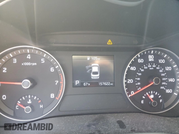 2019 Kia Forte LXS with VIN 3KPF24AD3KE129714, listed as a Copart auction lot 45382745 with 157,622 mi miles and Salvage Title. Bid and sale history available at carsss.com. Image 9.