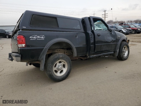 2000 Ford Ranger XLT with VIN 1FTYR11X9YPA15805, listed as a Copart auction lot 84316554 with 87,942 mi miles and Salvage Title. Bid and sale history available at carsss.com. Image 3.