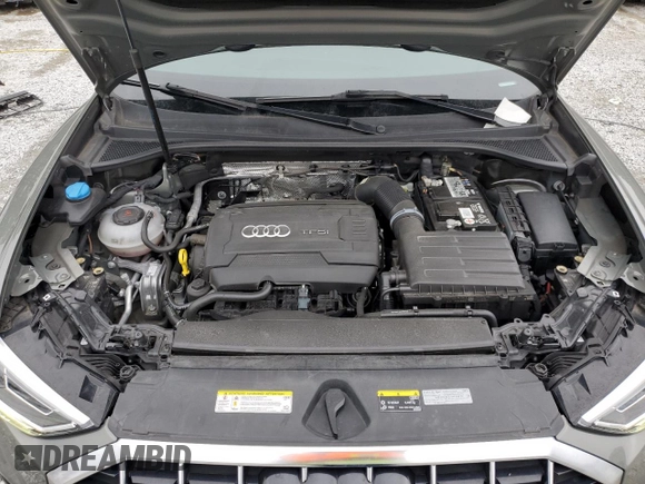 2019 Audi Q3 S line Premium Plus with VIN WA1EECF30K1067764, listed as a Copart auction lot 43360235 with 35,383 mi miles and Salvage Title. Bid and sale history available at carsss.com. Image 12.