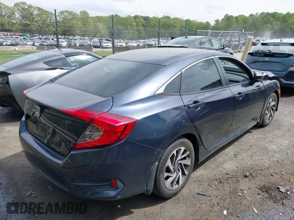 2016 Honda Civic Sedan EX with VIN 19XFC2F7XGE057647, listed as a IAAI auction lot 42016303 with 157,106 mi miles. Bid and sale history available at carsss.com. Image 4.