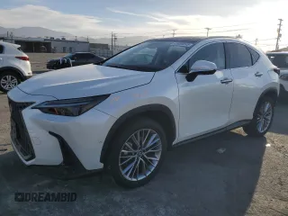 2024 Lexus NX with VIN JTJHKCEZ9R2025435, listed as a Copart auction lot 43650045 with 2,829 mi miles and Salvage Title. Bid and sale history available at carsss.com. Image 1.