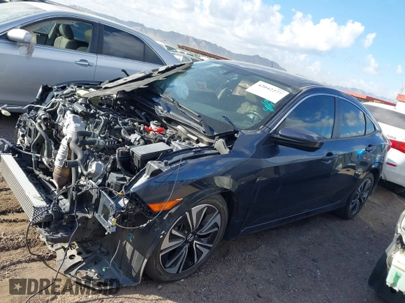 2017 Honda Civic Sedan EX-L with VIN 19XFC1F70HE005116, listed as a IAAI auction lot 42042277 with 61,812 mi miles. Bid and sale history available at carsss.com. Image 14.