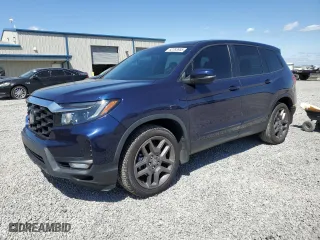 2022 Honda Passport EX-L with VIN 5FNYF7H51NB002827, listed as a Copart auction lot 52793955 with 13,463 mi miles and Salvage Title. Bid and sale history available at carsss.com. Image 1.