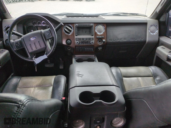 2011 Ford F-350 XL with VIN 1FT8W3BT5BEA23905, listed as a Copart auction lot 53142525 with 235,528 mi miles and Salvage title. Bid and sale history available at DreamBid. Image 8.