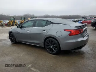 2017 Nissan Maxima S with VIN 1N4AA6AP0HC457374, listed as a Copart auction lot 43526645 with 114,752 mi miles and Salvage Title. Bid and sale history available at DreamBid. Image 2.