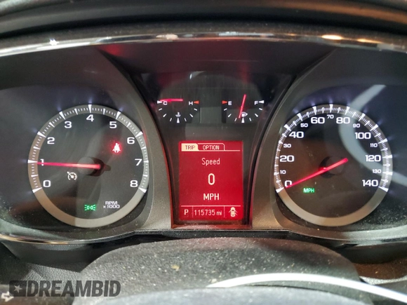 2017 GMC Terrain SLE with VIN 2GKFLTEK1H6190220, listed as a Copart auction lot 88753315 with 115,735 mi miles and Salvage Title. Bid and sale history available at carsss.com. Image 9.