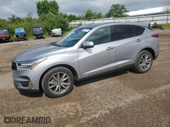 2020 Acura RDX Technology with VIN 5J8TC2H58LL007573, listed as a Copart auction lot 63946115 with 54,638 mi miles and Salvage title. Bid and sale history available at DreamBid. Image 1.